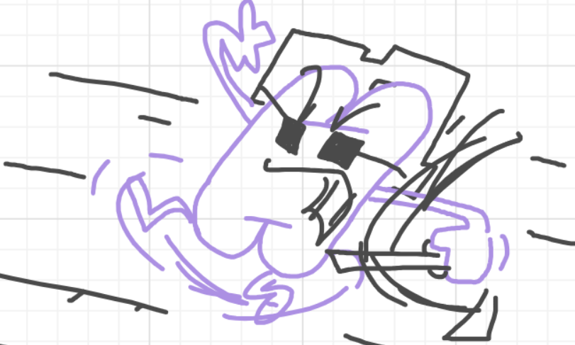 A panel from I've Been Everywhere, Man, episode nine of the Board Boards object show by Furretwalk/WalkingFurret.